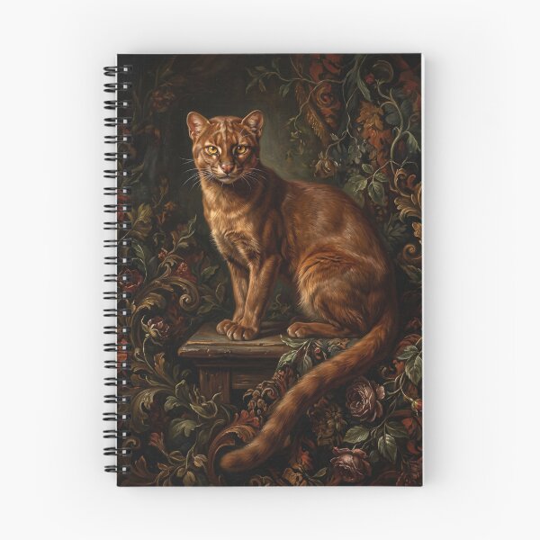 Item preview, Regal Jaguarundi Full Body Oil Portrait designed and sold by Real Beast Art.