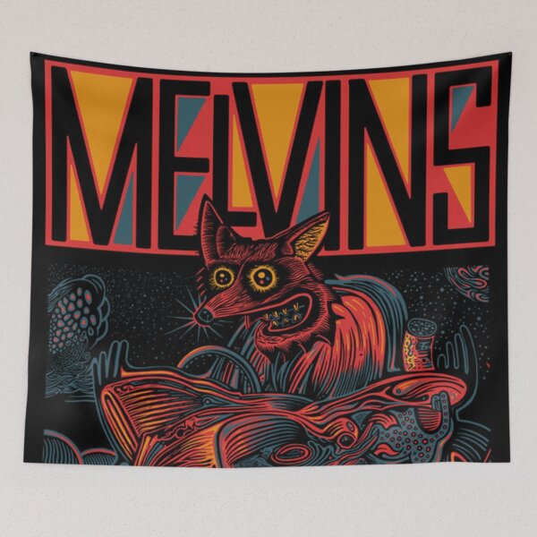 Item preview, Melvins Original Custom Vintage Music Band Tee Unique Poster Wall Art designed and sold by Cool Robot Bro..