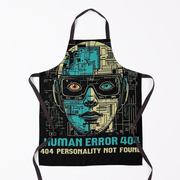 Item preview, Programmer Humor Human Error 404 designed and sold by ChicTrendz.