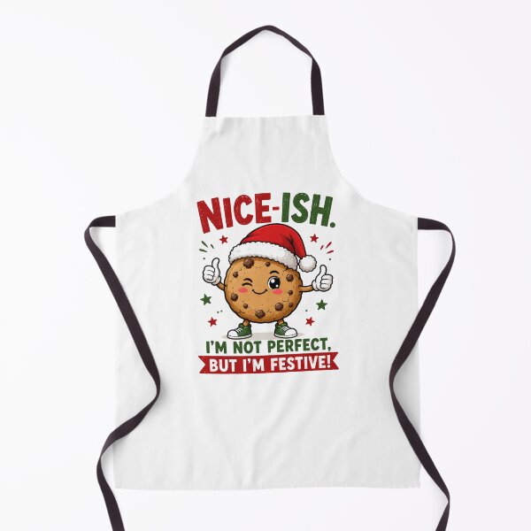 Item preview, Nice-ish Christmas Cookie – I’m Not Perfect But I’m Festive designed and sold by SVALANART.