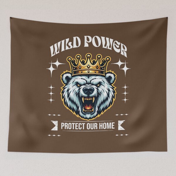 Item preview, bear king designed and sold by wildforcedesign.