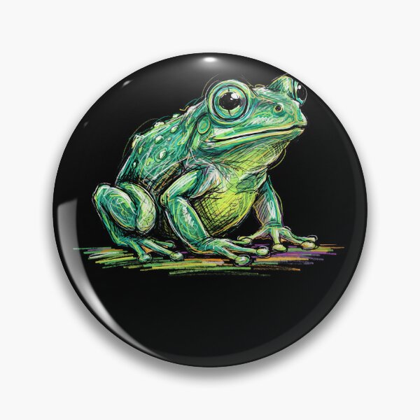 Item preview, Detailed Green Frog designed and sold by TeeARTHY.
