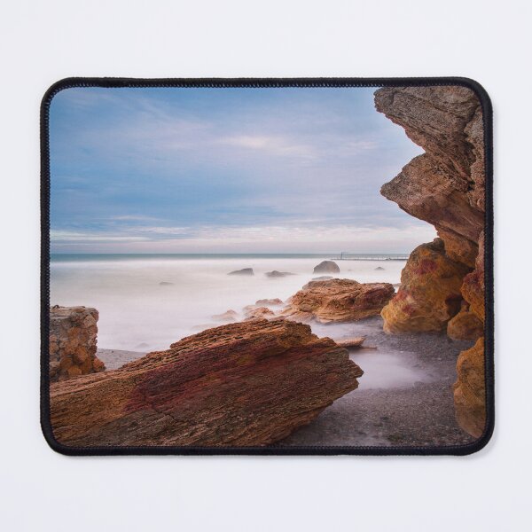 Item preview, Ocean Wave - Sea Foam & Stones Coastal Art designed and sold by DGMaxShop.