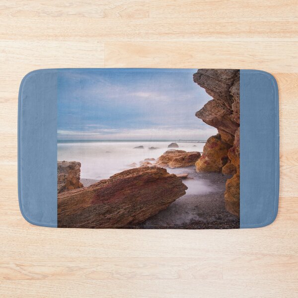 Item preview, Ocean Wave - Sea Foam & Stones Coastal Art designed and sold by DGMaxShop.