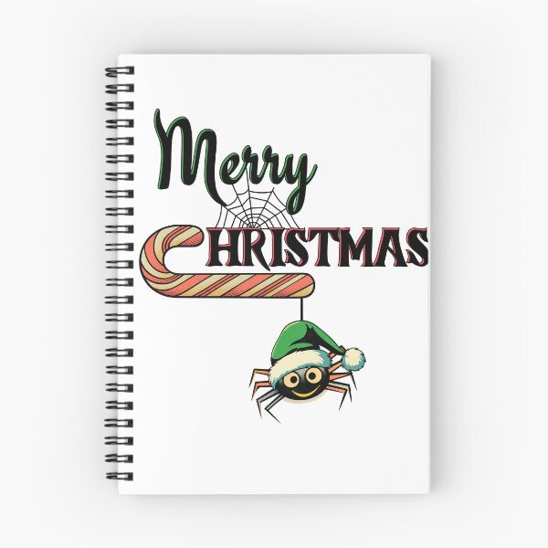 Item preview, Vintage Lucky Christmas Spider | Christmas Halloween Spider Candy Cane | Dark Ink edition designed and sold by SunandShade.