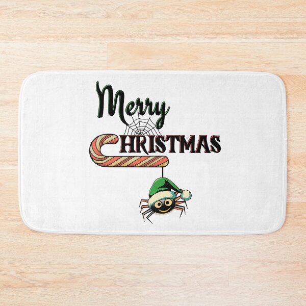 Item preview, Vintage Lucky Christmas Spider | Christmas Halloween Spider Candy Cane | Dark Ink edition designed and sold by SunandShade.