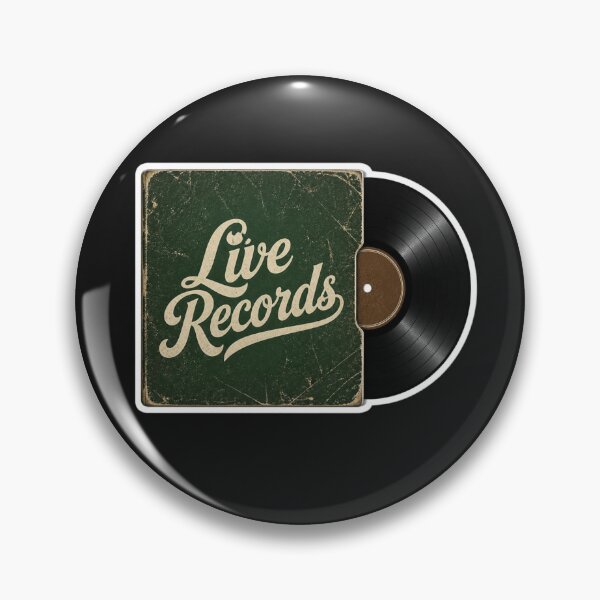 Item preview, Live Records Vintage Vinyl Record designed and sold by MargaretPolanco.