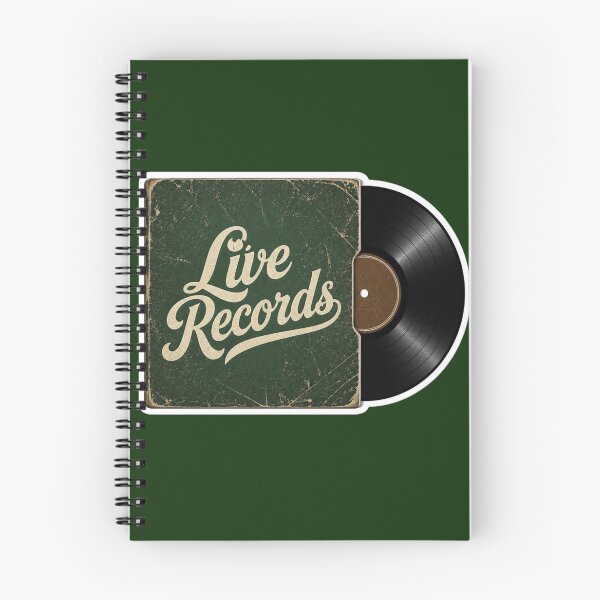 Item preview, Live Records Vintage Vinyl Record designed and sold by MargaretPolanco.