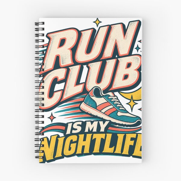 Item preview, Run Club Is My Nightlife – Funny Running and Jogging Design designed and sold by hyperionrises.