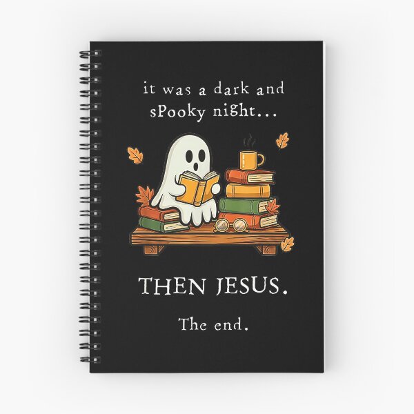 Item preview, Dark and Spooky Night Then Jesus Story Over – Cozy Christian Halloween  designed and sold by Byhergawaa.