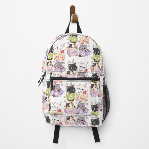 Item preview, Kawaii Chibi Cats Peeking Cute Pastel Anime chocolate boba cake | Kawaii Cat Lover Aesthetic designed and sold by HOODYBUDSTYLES.