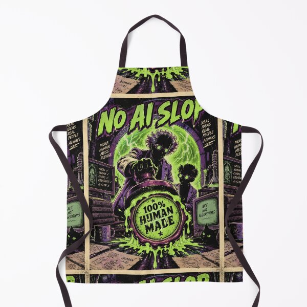 Item preview, No AI Slop Sci-Fi Portal Season Premiere Tee designed and sold by Fanverse Merchandise.
