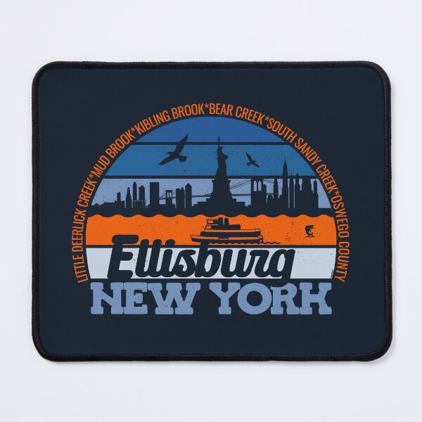Item preview, Ellisburg New York Sunset Retro Vintage Local Pride Logo designed and sold by CRHPOD20.