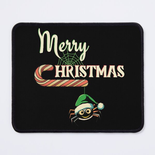 Item preview, Vintage Lucky Christmas Spider | Christmas Halloween Spider Candy Cane | Light Ink edition designed and sold by SunandShade.