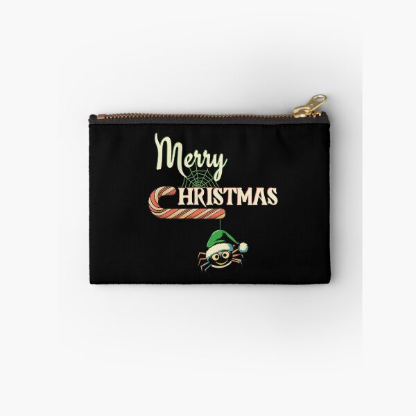 Item preview, Vintage Lucky Christmas Spider | Christmas Halloween Spider Candy Cane | Light Ink edition designed and sold by SunandShade.