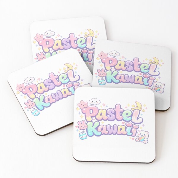 Item preview, Pastel Kawaii Wavy Typography Cute Aesthetic Pastel Design designed and sold by HOODYBUDSTYLES.