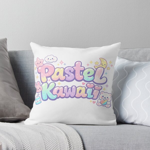 Item preview, Pastel Kawaii Wavy Typography Cute Aesthetic Pastel Design designed and sold by HOODYBUDSTYLES.