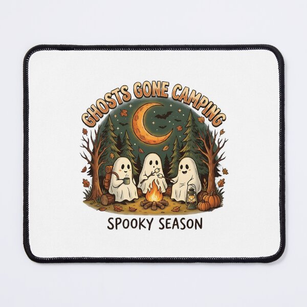 Item preview, Ghosts Gone Camping – Spooky Season Halloween Campfire Ghosts designed and sold by beyond-canvas.
