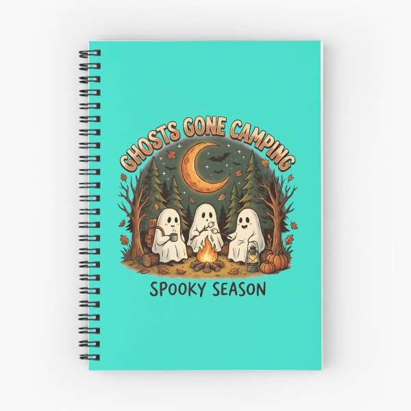 Item preview, Ghosts Gone Camping – Spooky Season Halloween Campfire Ghosts designed and sold by beyond-canvas.