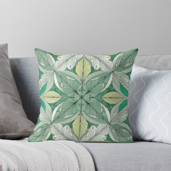 Item preview, Emerald Botanical Mandala – Intricate Green Leaf Symmetry Pattern designed and sold by Mousy17.