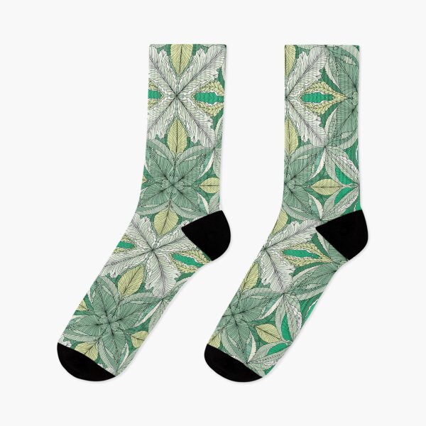 Item preview, Emerald Botanical Mandala – Intricate Green Leaf Symmetry Pattern designed and sold by Mousy17.