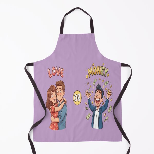 Item preview, Love or Money Funny Cartoon Dilemma Choice Art designed and sold by AfresStudio.