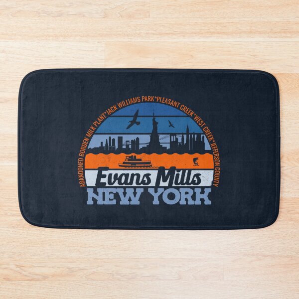 Item preview, Evans Mills New York Sunset Retro Vintage Local Pride Logo designed and sold by CRHPOD20.