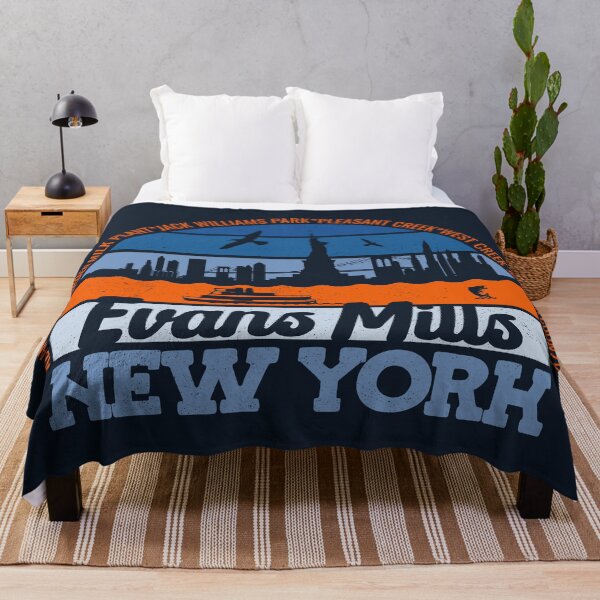 Item preview, Evans Mills New York Sunset Retro Vintage Local Pride Logo designed and sold by CRHPOD20.