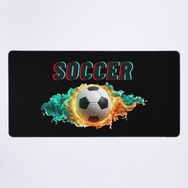 Item preview, Epic Fire and Smoke Soccer Ball Graphic -Soccer Ball with Fire and Colored Smoke designed and sold by OLYUS.