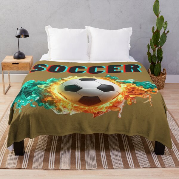 Item preview, Epic Fire and Smoke Soccer Ball Graphic -Soccer Ball with Fire and Colored Smoke designed and sold by OLYUS.