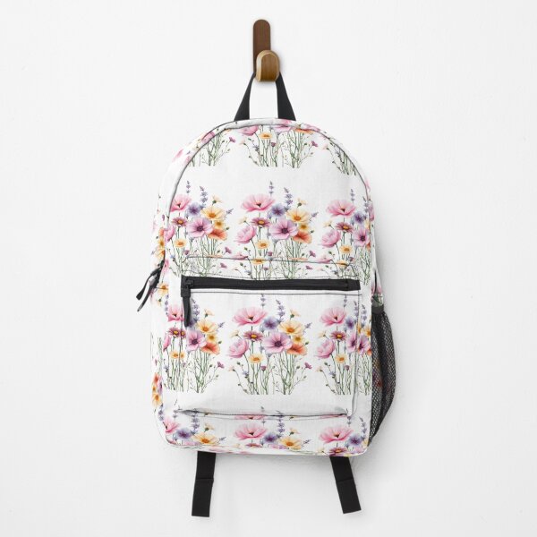 Item preview, Vintage Illustration of Wild Flowers, Botanical Bloom, Flower Garden, Cosmos Flowers, Yellow Flowers, Floral, Patterns designed and sold by Matt_Smith.