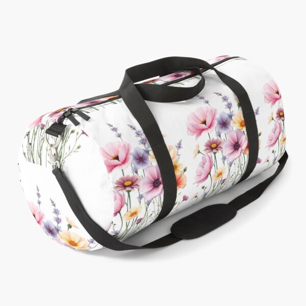 Item preview, Vintage Illustration of Wild Flowers, Botanical Bloom, Flower Garden, Cosmos Flowers, Yellow Flowers, Floral, Patterns designed and sold by Matt_Smith.