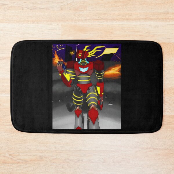 Item preview, Futuristic Robot with Flames and Neon Accents designed and sold by Baby-Care.