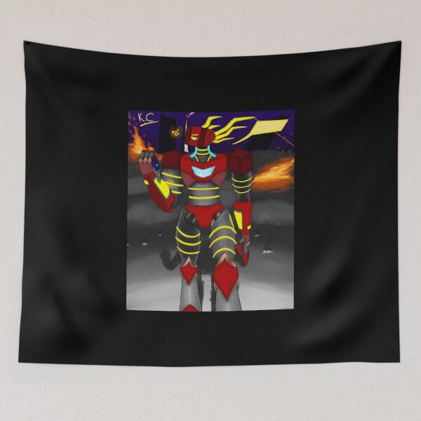 Item preview, Futuristic Robot with Flames and Neon Accents designed and sold by Baby-Care.