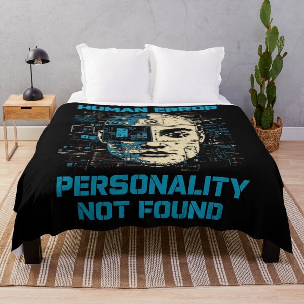Item preview, Retro Futurism Human Error 404 designed and sold by ChicTrendz.
