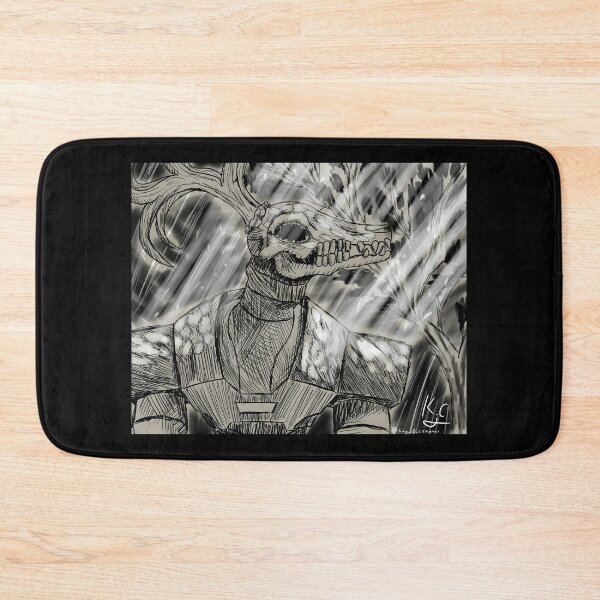Item preview, Eerie Antlered Skull Warrior Illustration designed and sold by Baby-Care.