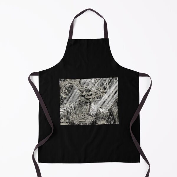 Item preview, Eerie Antlered Skull Warrior Illustration designed and sold by Baby-Care.