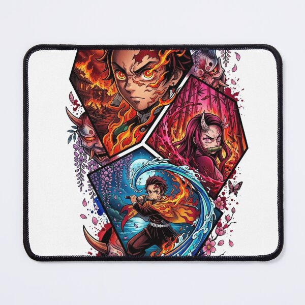 Item preview, Demon Slayer Tanjiro and Nezuko Japanese Tattoo Style Art designed and sold by SelosoPaheng.