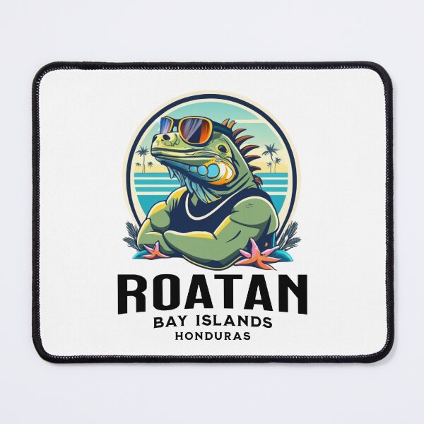 Item preview, Roatan Bay Island Honduras | Iguana with Sunglasses designed and sold by BeachWhisper.