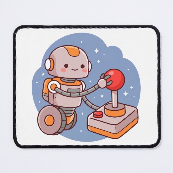 Item preview, Beep Boop & Play Cute Space Robot Gamer designed and sold by BellabdO.