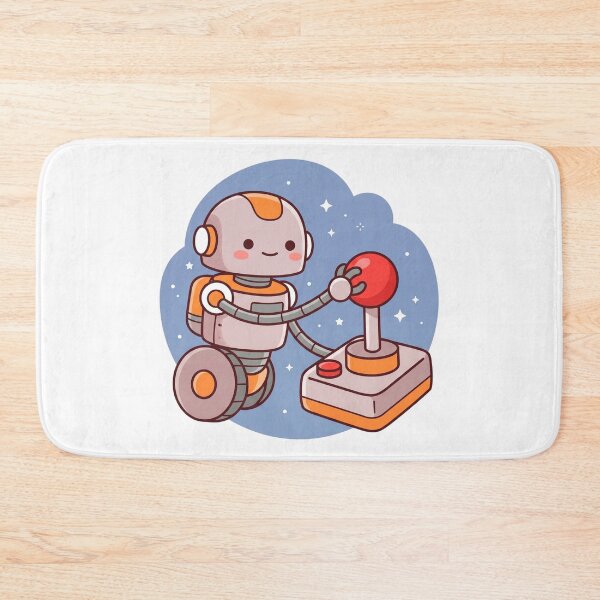 Item preview, Beep Boop & Play Cute Space Robot Gamer designed and sold by BellabdO.