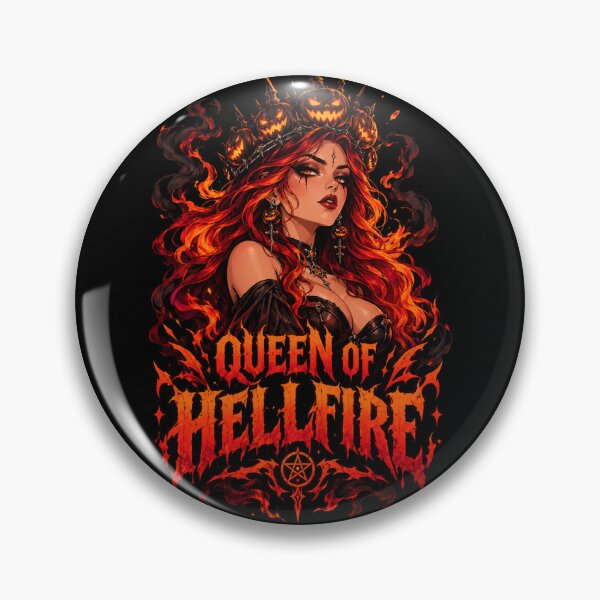 Item preview, Queen of Hellfire Fierce Gothic Witch Pumpkin Halloween designed and sold by eNtyshop23.