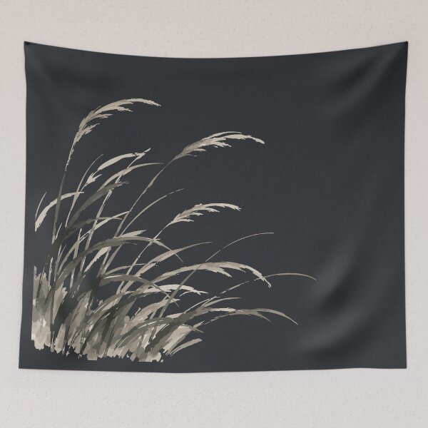 Item preview, Japanese Silver Grass Susuki – Autumn Botanical Illustration designed and sold by SimplePoDesign.
