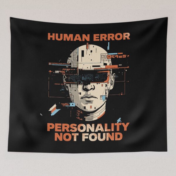 Item preview, Cyberpunk Human Error 404 designed and sold by ChicTrendz.