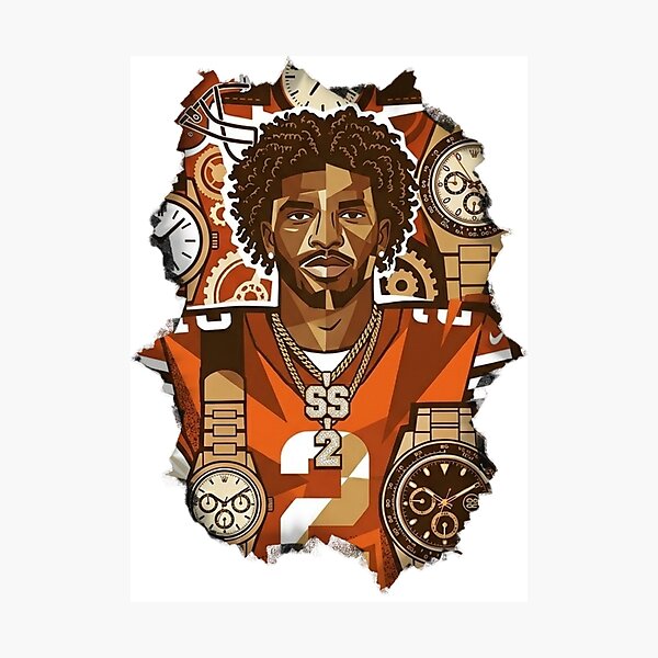 Item preview, Shedeur Sanders Right On Time Watch designed and sold by CLand1Nation.