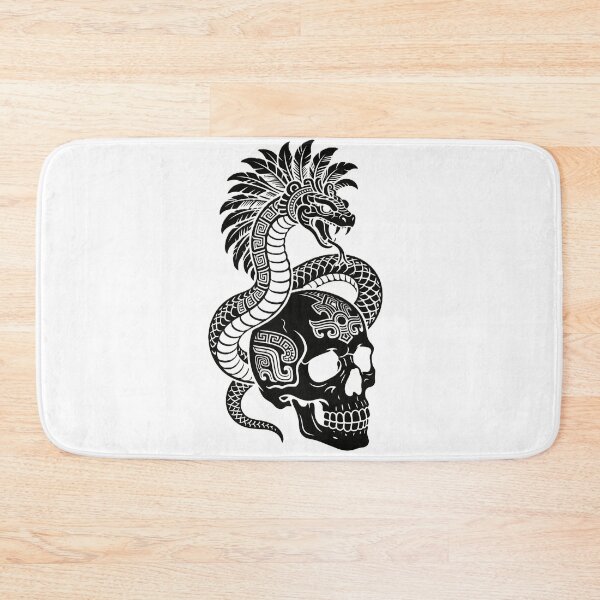 Item preview, Feathered Serpent Quetzalcoatl Tattoo designed and sold by GodsMonsterss.