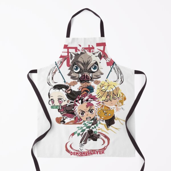 Item preview, Demon Slayer Squad Chibi Art - Tanjiro Nezuko Zenitsu Inosuke designed and sold by SelosoPaheng.