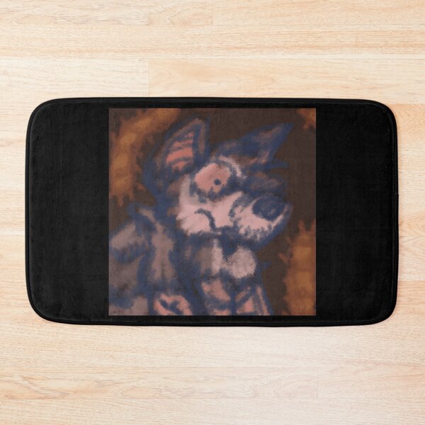 Item preview, Artistic Blue and Pink Dog Portrait designed and sold by Baby-Care.