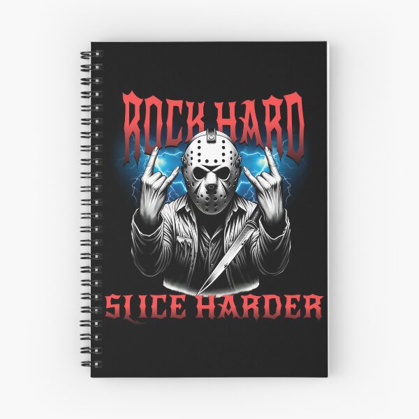 Item preview, Rock Hard Slice Harder Horror Rock Design designed and sold by FaeryNuff.