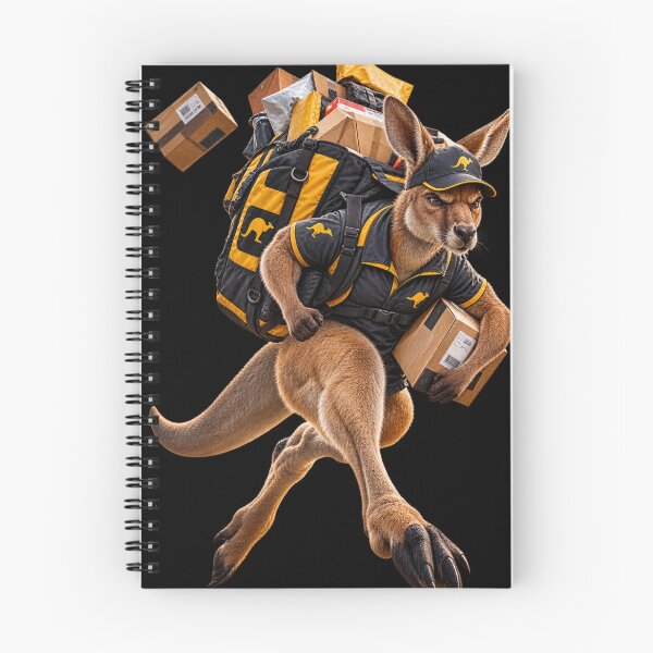 Item preview, Kanga Express: Hardest Working Kangaroo Delivery designed and sold by Maclaw200d.
